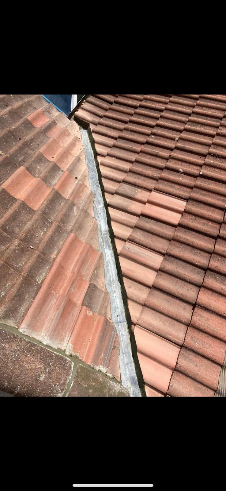 Completed roofing project